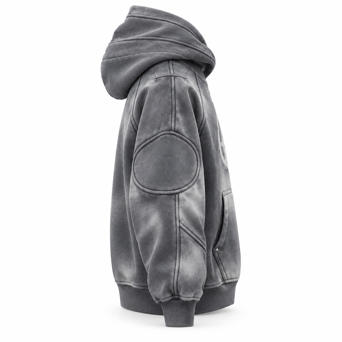 Elvorn STATIC VEIL OVERSIZED HOODIE